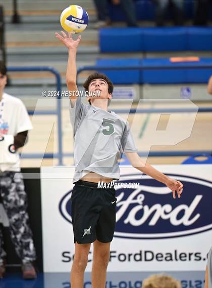 Thumbnail 2 in San Marino vs. Sage Hill (CIF-SS D5 Boys Volleyball Finals) photogallery.