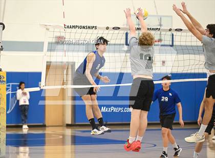 Thumbnail 3 in San Marino vs. Sage Hill (CIF-SS D5 Boys Volleyball Finals) photogallery.