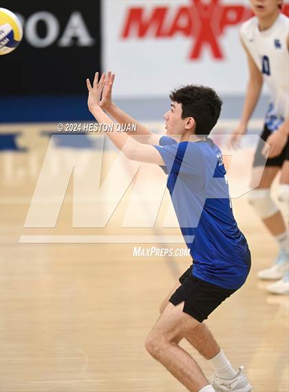 Thumbnail 3 in San Marino vs. Sage Hill (CIF-SS D5 Boys Volleyball Finals) photogallery.