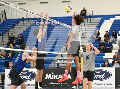 Thumbnail 3 in San Marino vs. Sage Hill (CIF-SS D5 Boys Volleyball Finals) photogallery.
