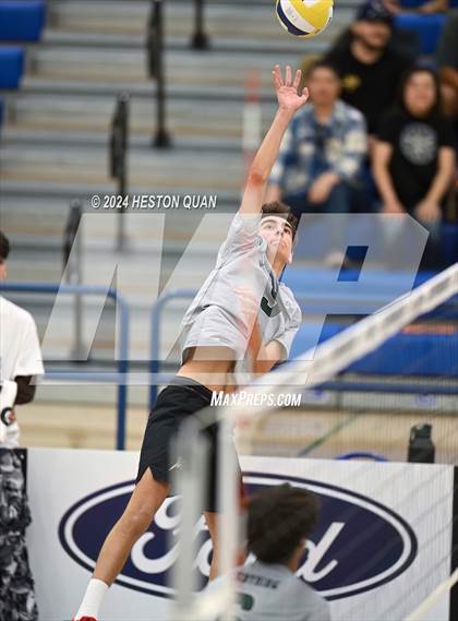 Thumbnail 1 in San Marino vs. Sage Hill (CIF-SS D5 Boys Volleyball Finals) photogallery.