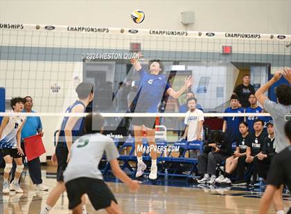 Thumbnail 3 in San Marino vs. Sage Hill (CIF-SS D5 Boys Volleyball Finals) photogallery.