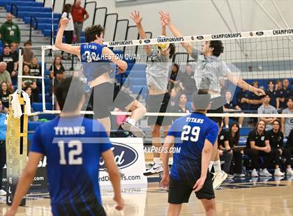 Thumbnail 1 in San Marino vs. Sage Hill (CIF-SS D5 Boys Volleyball Finals) photogallery.