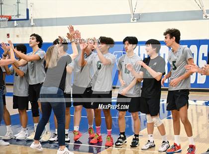 Thumbnail 2 in San Marino vs. Sage Hill (CIF-SS D5 Boys Volleyball Finals) photogallery.