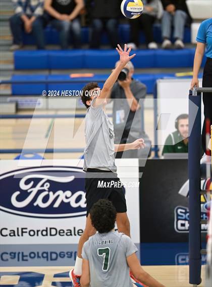 Thumbnail 1 in San Marino vs. Sage Hill (CIF-SS D5 Boys Volleyball Finals) photogallery.
