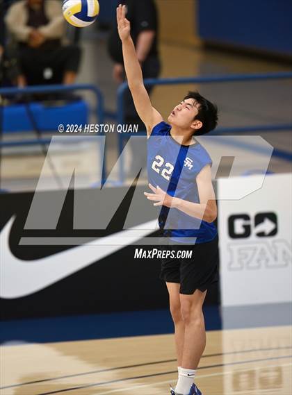 Thumbnail 1 in San Marino vs. Sage Hill (CIF-SS D5 Boys Volleyball Finals) photogallery.