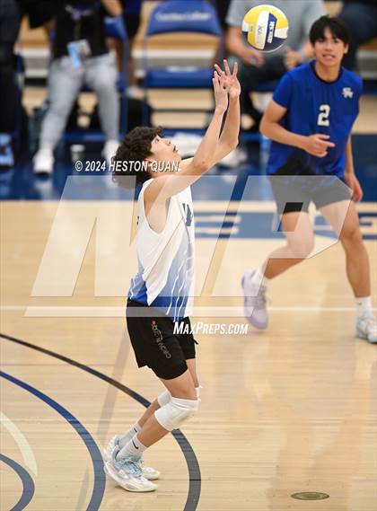 Thumbnail 3 in San Marino vs. Sage Hill (CIF-SS D5 Boys Volleyball Finals) photogallery.