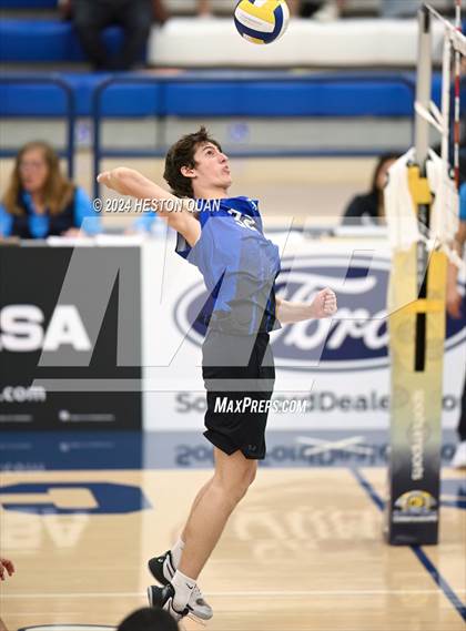 Thumbnail 2 in San Marino vs. Sage Hill (CIF-SS D5 Boys Volleyball Finals) photogallery.