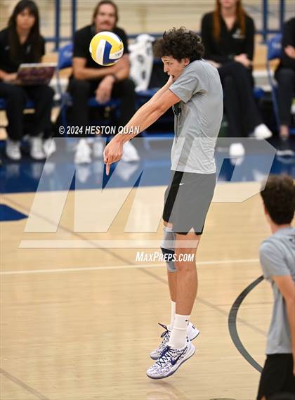 Thumbnail 1 in San Marino vs. Sage Hill (CIF-SS D5 Boys Volleyball Finals) photogallery.