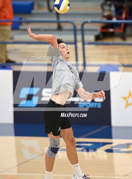Thumbnail 3 in San Marino vs. Sage Hill (CIF-SS D5 Boys Volleyball Finals) photogallery.