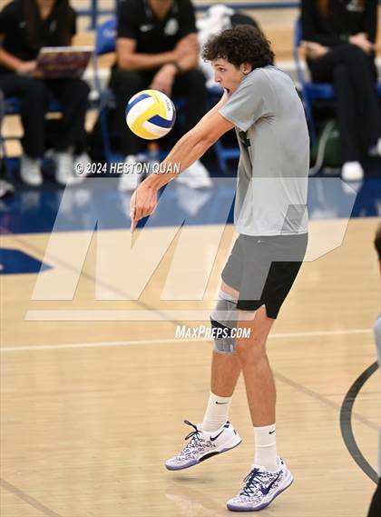 Thumbnail 3 in San Marino vs. Sage Hill (CIF-SS D5 Boys Volleyball Finals) photogallery.