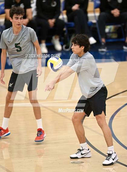 Thumbnail 3 in San Marino vs. Sage Hill (CIF-SS D5 Boys Volleyball Finals) photogallery.