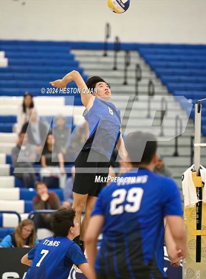 Thumbnail 2 in San Marino vs. Sage Hill (CIF-SS D5 Boys Volleyball Finals) photogallery.