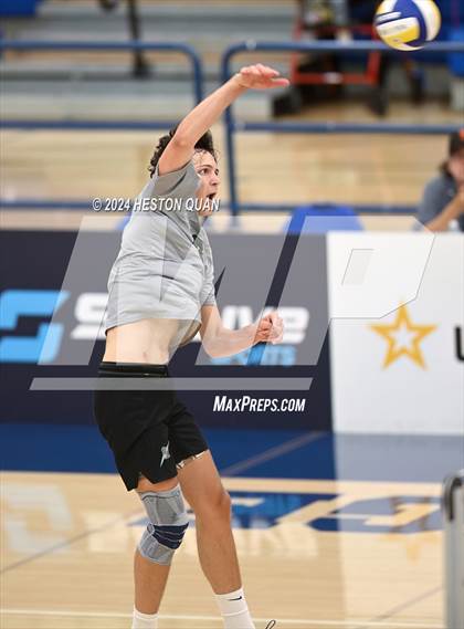 Thumbnail 1 in San Marino vs. Sage Hill (CIF-SS D5 Boys Volleyball Finals) photogallery.