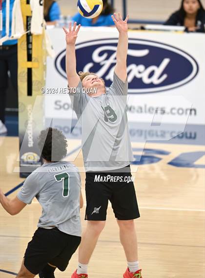 Thumbnail 2 in San Marino vs. Sage Hill (CIF-SS D5 Boys Volleyball Finals) photogallery.