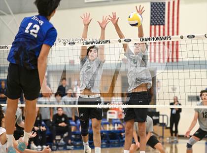 Thumbnail 1 in San Marino vs. Sage Hill (CIF-SS D5 Boys Volleyball Finals) photogallery.