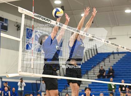 Thumbnail 1 in San Marino vs. Sage Hill (CIF-SS D5 Boys Volleyball Finals) photogallery.