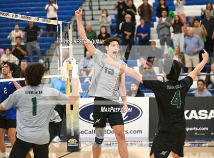 Thumbnail 3 in San Marino vs. Sage Hill (CIF-SS D5 Boys Volleyball Finals) photogallery.