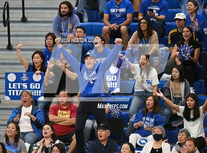 Thumbnail 3 in San Marino vs. Sage Hill (CIF-SS D5 Boys Volleyball Finals) photogallery.
