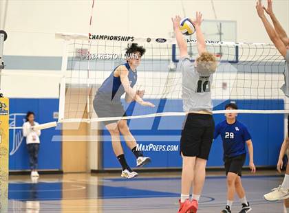 Thumbnail 2 in San Marino vs. Sage Hill (CIF-SS D5 Boys Volleyball Finals) photogallery.