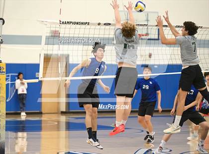 Thumbnail 2 in San Marino vs. Sage Hill (CIF-SS D5 Boys Volleyball Finals) photogallery.