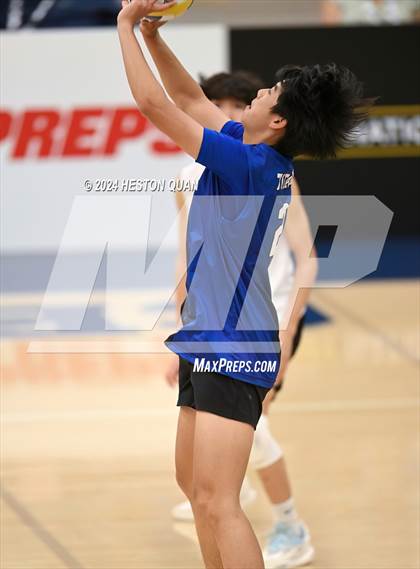 Thumbnail 3 in San Marino vs. Sage Hill (CIF-SS D5 Boys Volleyball Finals) photogallery.