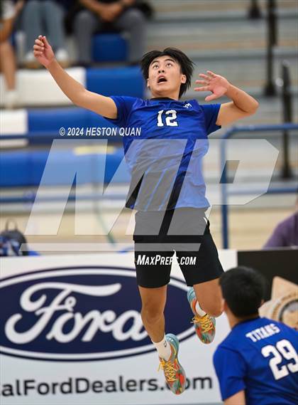 Thumbnail 1 in San Marino vs. Sage Hill (CIF-SS D5 Boys Volleyball Finals) photogallery.