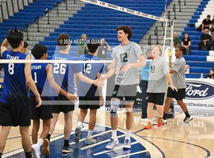 Thumbnail 2 in San Marino vs. Sage Hill (CIF-SS D5 Boys Volleyball Finals) photogallery.