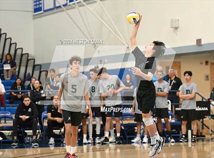 Thumbnail 3 in San Marino vs. Sage Hill (CIF-SS D5 Boys Volleyball Finals) photogallery.