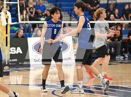 Thumbnail 2 in San Marino vs. Sage Hill (CIF-SS D5 Boys Volleyball Finals) photogallery.