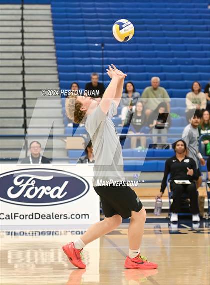 Thumbnail 3 in San Marino vs. Sage Hill (CIF-SS D5 Boys Volleyball Finals) photogallery.