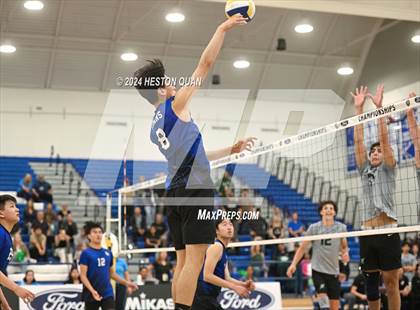Thumbnail 2 in San Marino vs. Sage Hill (CIF-SS D5 Boys Volleyball Finals) photogallery.