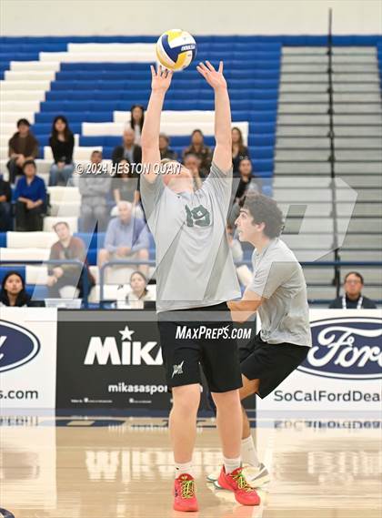 Thumbnail 2 in San Marino vs. Sage Hill (CIF-SS D5 Boys Volleyball Finals) photogallery.
