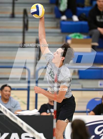 Thumbnail 2 in San Marino vs. Sage Hill (CIF-SS D5 Boys Volleyball Finals) photogallery.
