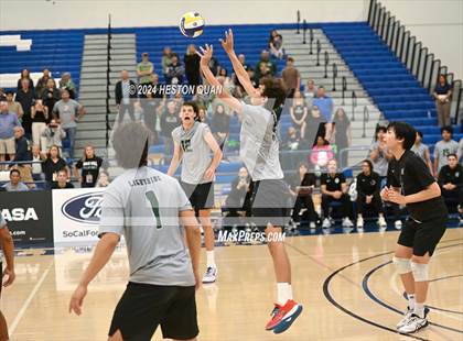 Thumbnail 3 in San Marino vs. Sage Hill (CIF-SS D5 Boys Volleyball Finals) photogallery.