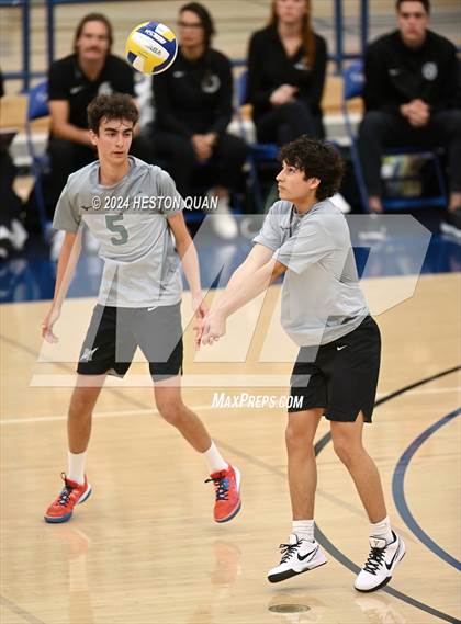 Thumbnail 2 in San Marino vs. Sage Hill (CIF-SS D5 Boys Volleyball Finals) photogallery.