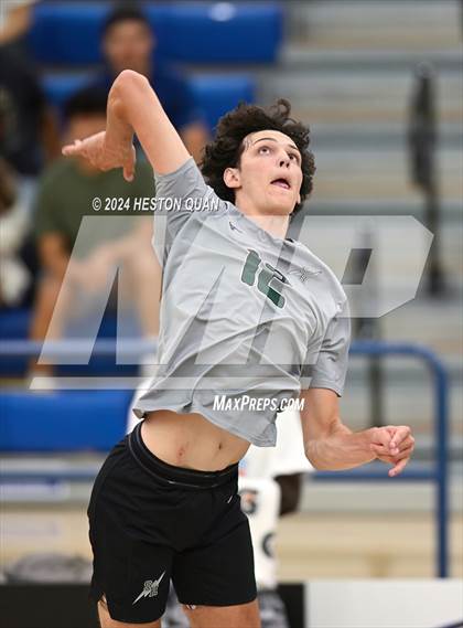 Thumbnail 3 in San Marino vs. Sage Hill (CIF-SS D5 Boys Volleyball Finals) photogallery.