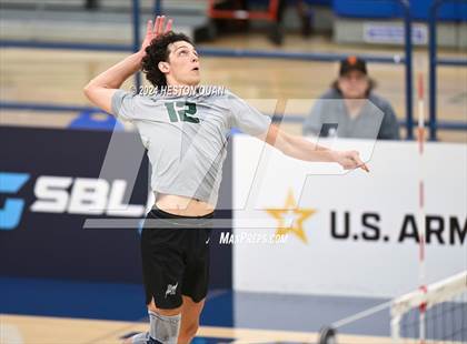 Thumbnail 3 in San Marino vs. Sage Hill (CIF-SS D5 Boys Volleyball Finals) photogallery.