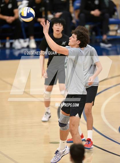 Thumbnail 3 in San Marino vs. Sage Hill (CIF-SS D5 Boys Volleyball Finals) photogallery.