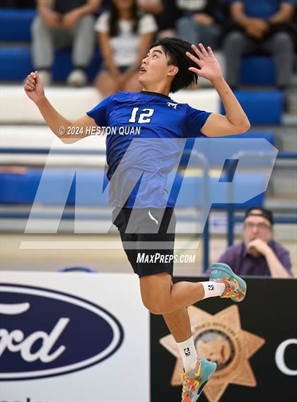 Thumbnail 1 in San Marino vs. Sage Hill (CIF-SS D5 Boys Volleyball Finals) photogallery.