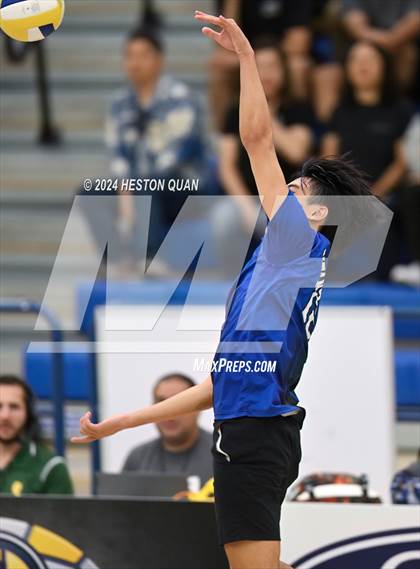 Thumbnail 3 in San Marino vs. Sage Hill (CIF-SS D5 Boys Volleyball Finals) photogallery.