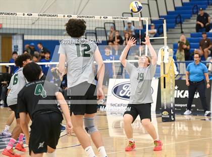 Thumbnail 2 in San Marino vs. Sage Hill (CIF-SS D5 Boys Volleyball Finals) photogallery.