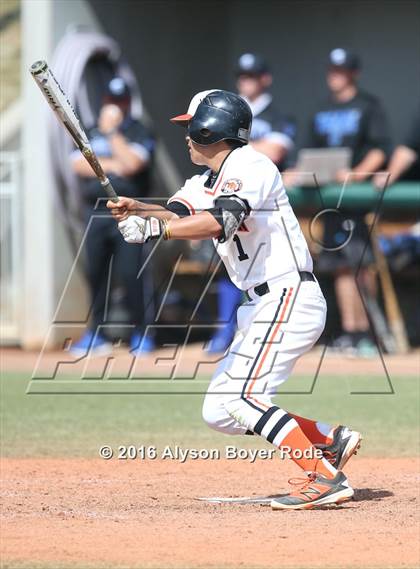 Thumbnail 2 in Huntington Beach vs. Trinity Christian (National High School Invitational) photogallery.