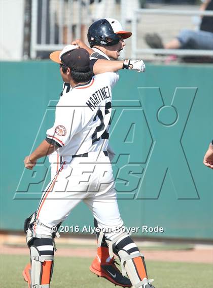 Thumbnail 2 in Huntington Beach vs. Trinity Christian (National High School Invitational) photogallery.