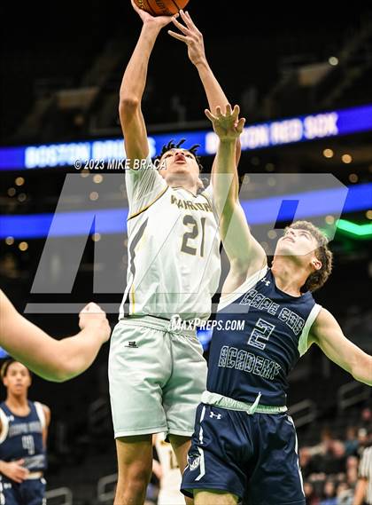 Thumbnail 3 in Nauset Regional vs Cape Cod Academy (Andrew James Lawson Foundation Invitational  at TD Garden) photogallery.
