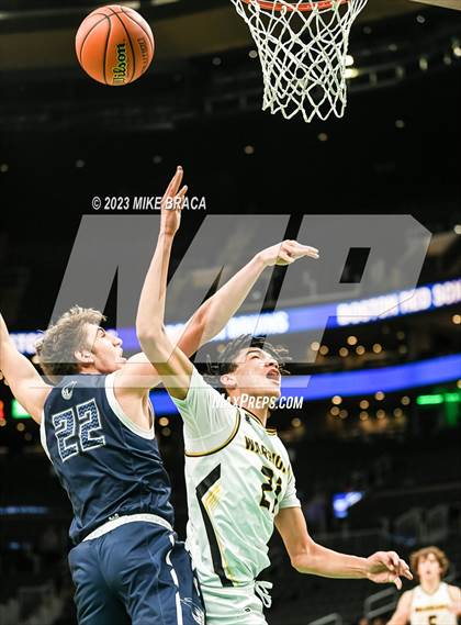 Thumbnail 1 in Nauset Regional vs Cape Cod Academy (Andrew James Lawson Foundation Invitational  at TD Garden) photogallery.
