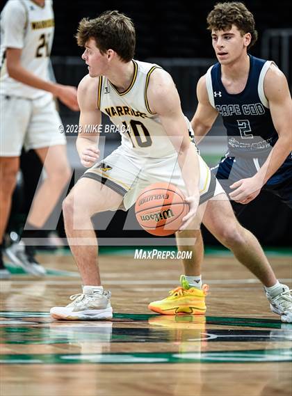 Thumbnail 1 in Nauset Regional vs Cape Cod Academy (Andrew James Lawson Foundation Invitational  at TD Garden) photogallery.