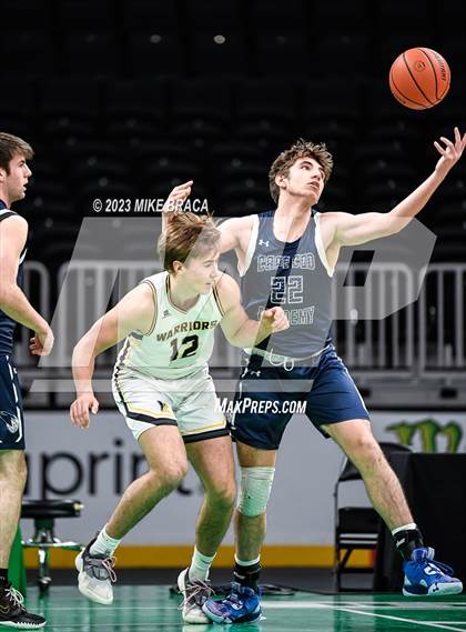 Thumbnail 1 in Nauset Regional vs Cape Cod Academy (Andrew James Lawson Foundation Invitational  at TD Garden) photogallery.
