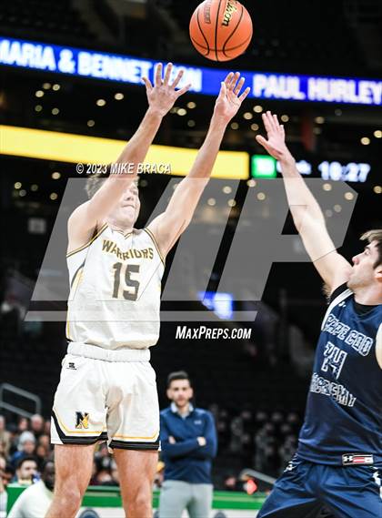 Thumbnail 2 in Nauset Regional vs Cape Cod Academy (Andrew James Lawson Foundation Invitational  at TD Garden) photogallery.