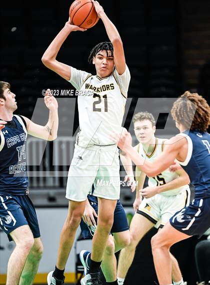 Thumbnail 1 in Nauset Regional vs Cape Cod Academy (Andrew James Lawson Foundation Invitational  at TD Garden) photogallery.